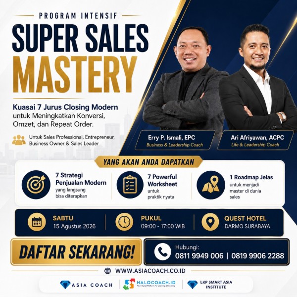 SUPER SALES MASTERY (SURABAYA( SUPER SALES MASTERY (SURABAYA(